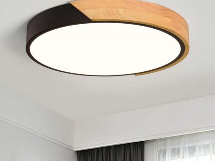 ЛЕД Плафоњерка црна 24W, 3colors