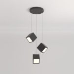 Cube - Висечки Кружен Лустер Црн - 3colors