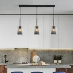 Lumora - Висечки Црн Лустер - Линиски 3*Е27 - Image 2