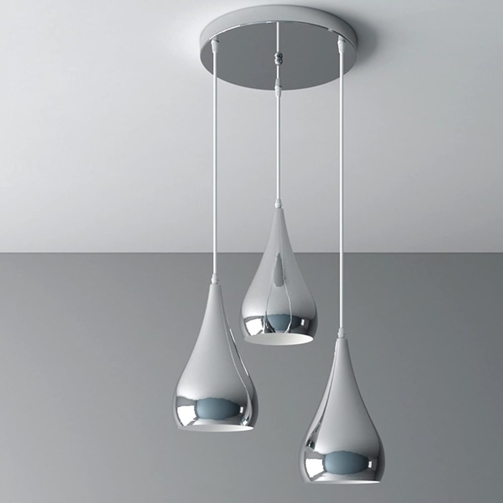 51zOaWMDawS._AC_SL1500_ Noir - Висечки Никел Лустер - Кружен - 3*Е27 - Image 1