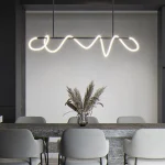 Christine - LED Висечки Лустер 120cm, 3colors - Image 2